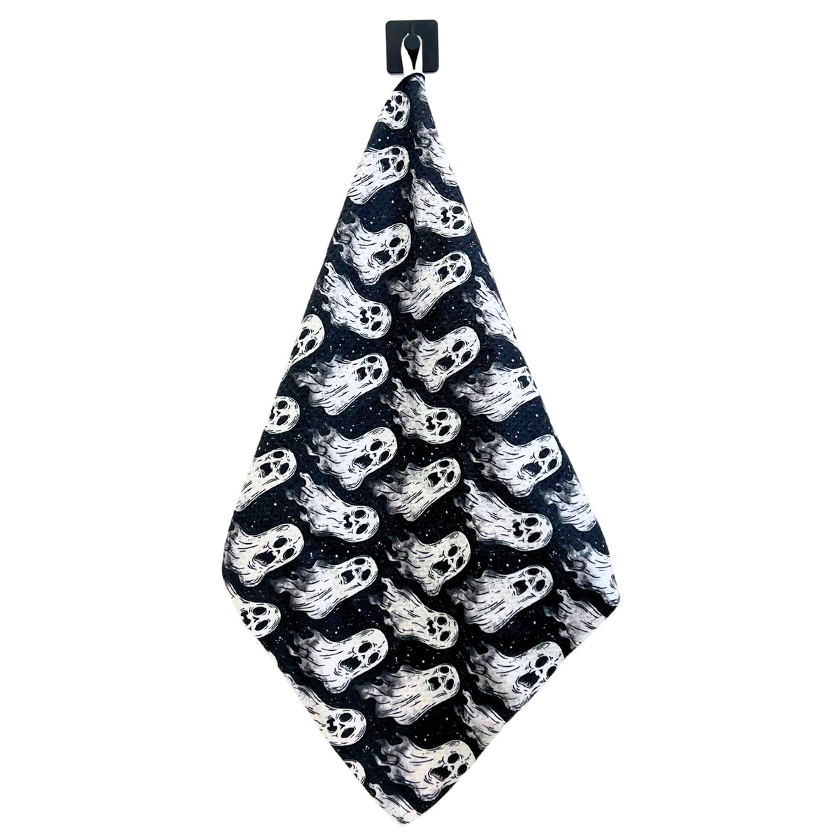 Scary Ghost Pattern Halloween Decor (Pack Of 2 - $6.95 Ea. Towel) - WFL006