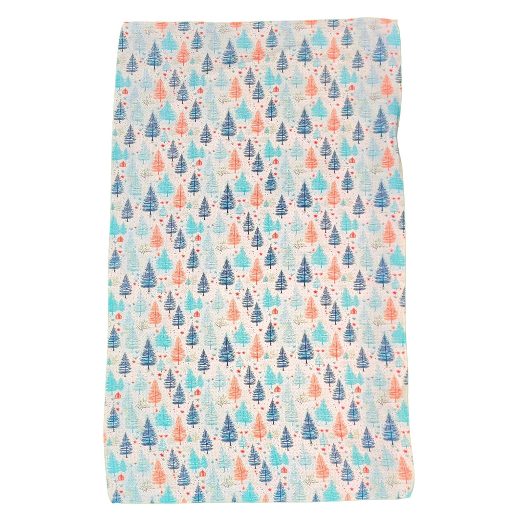 Christmas Tree Patterned (Pack Of 2 - $6.95 Ea. Towel) - WFL007