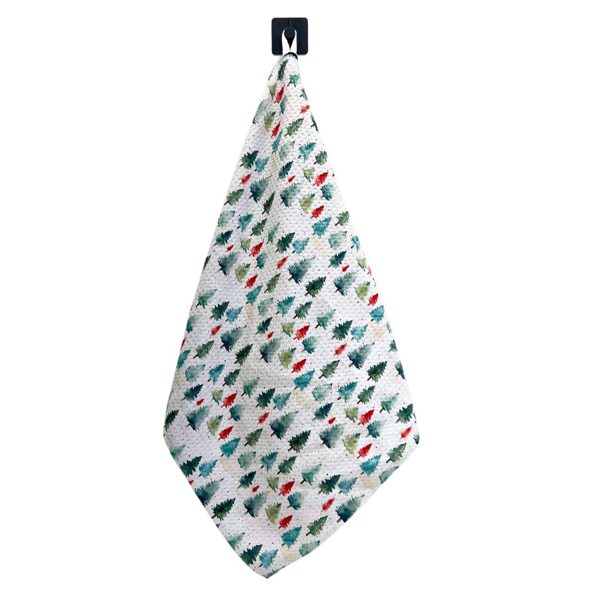 Watercolor Christmas Tree Decor Kitchen (Pack Of 2 - $6.95 Ea. Towel) - WFL010