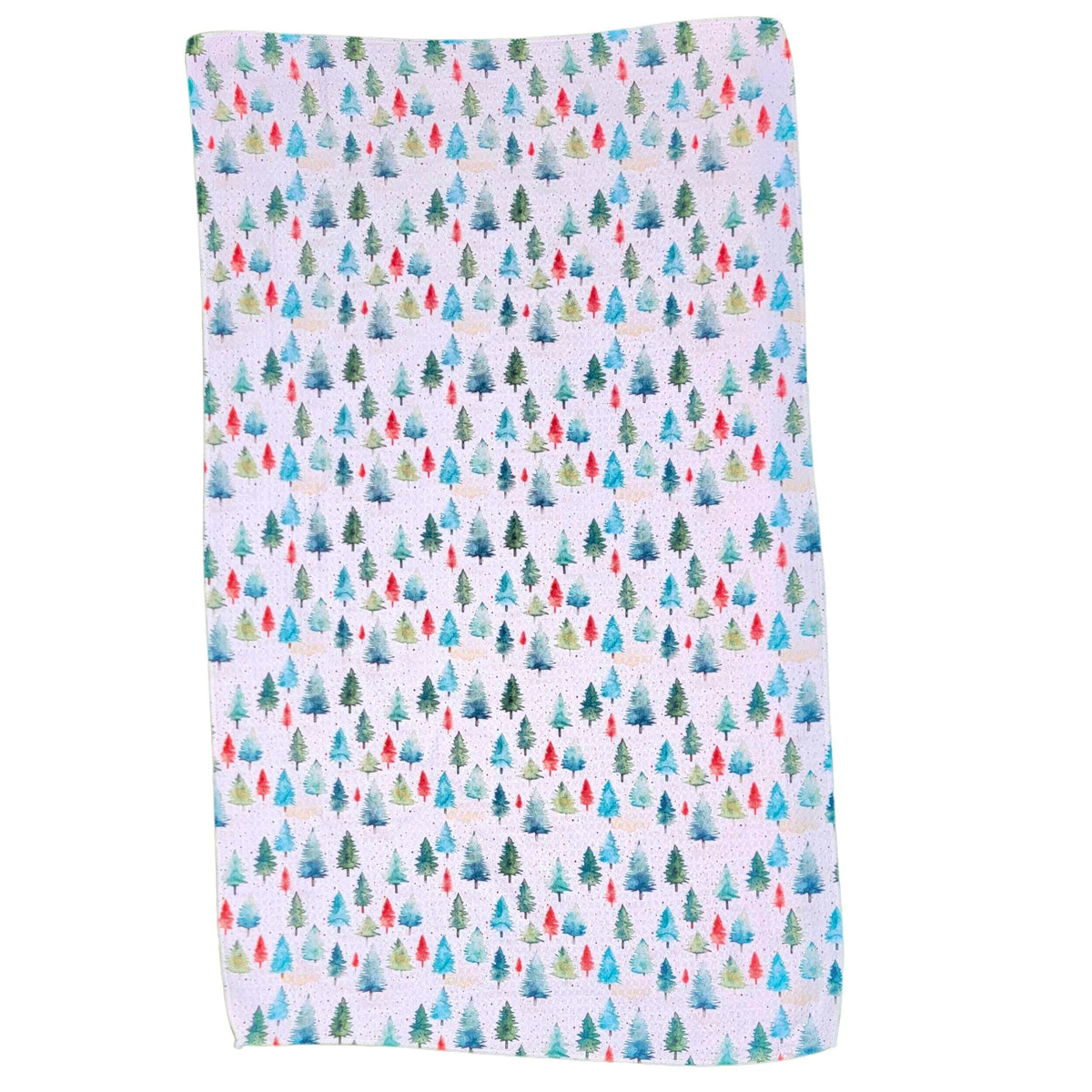 Watercolor Christmas Tree Decor Kitchen (Pack Of 2 - $6.95 Ea. Towel) - WFL010