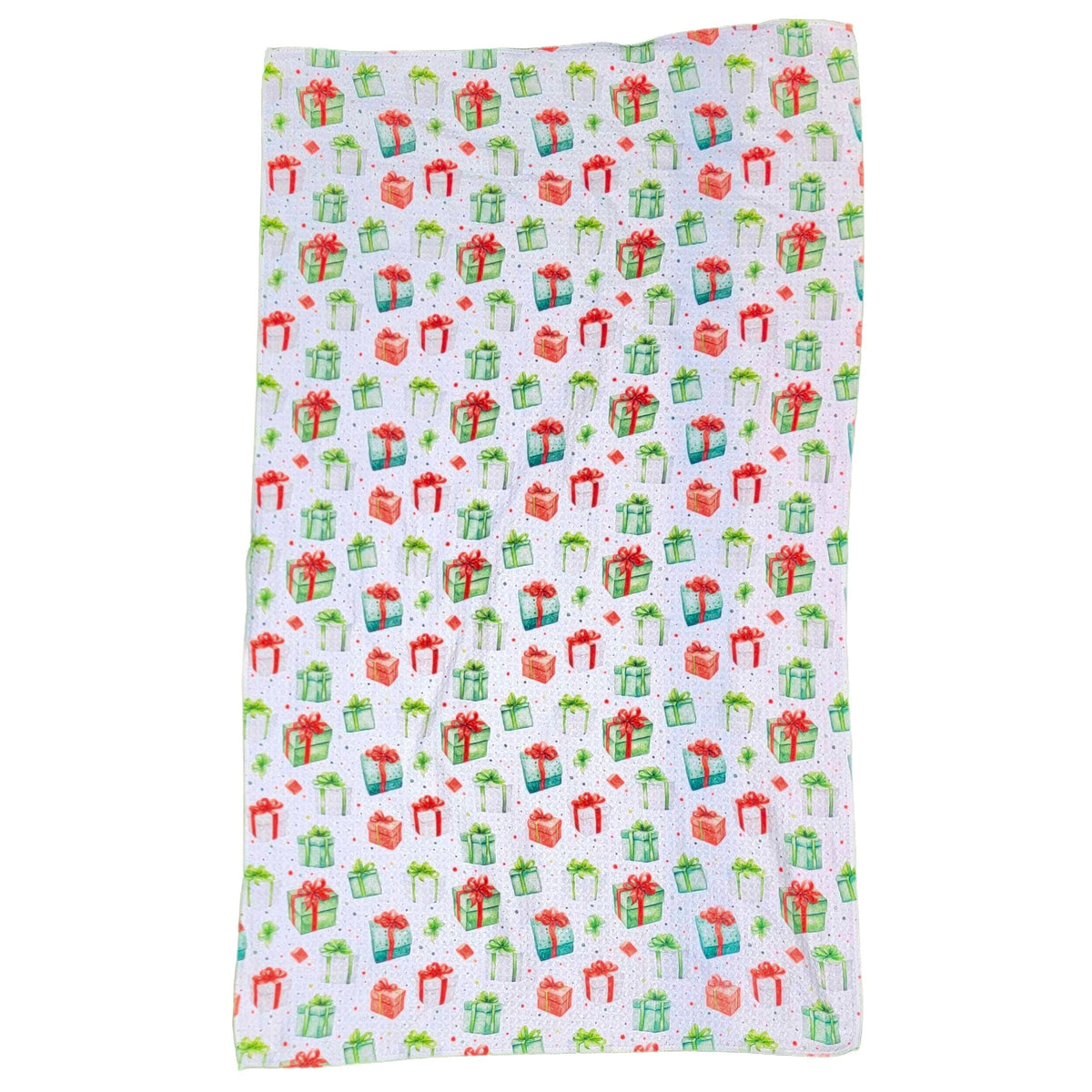 Christmas Gift Patterned (Pack Of 2 - $6.95 Ea. Towel) - WFL012