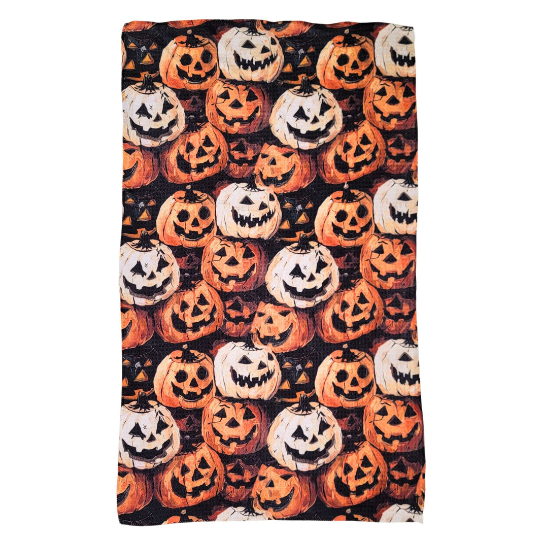 Halloween Jack-O-Lanterns (Pack Of 2 - $6.95 Ea. Towel) - WFL015