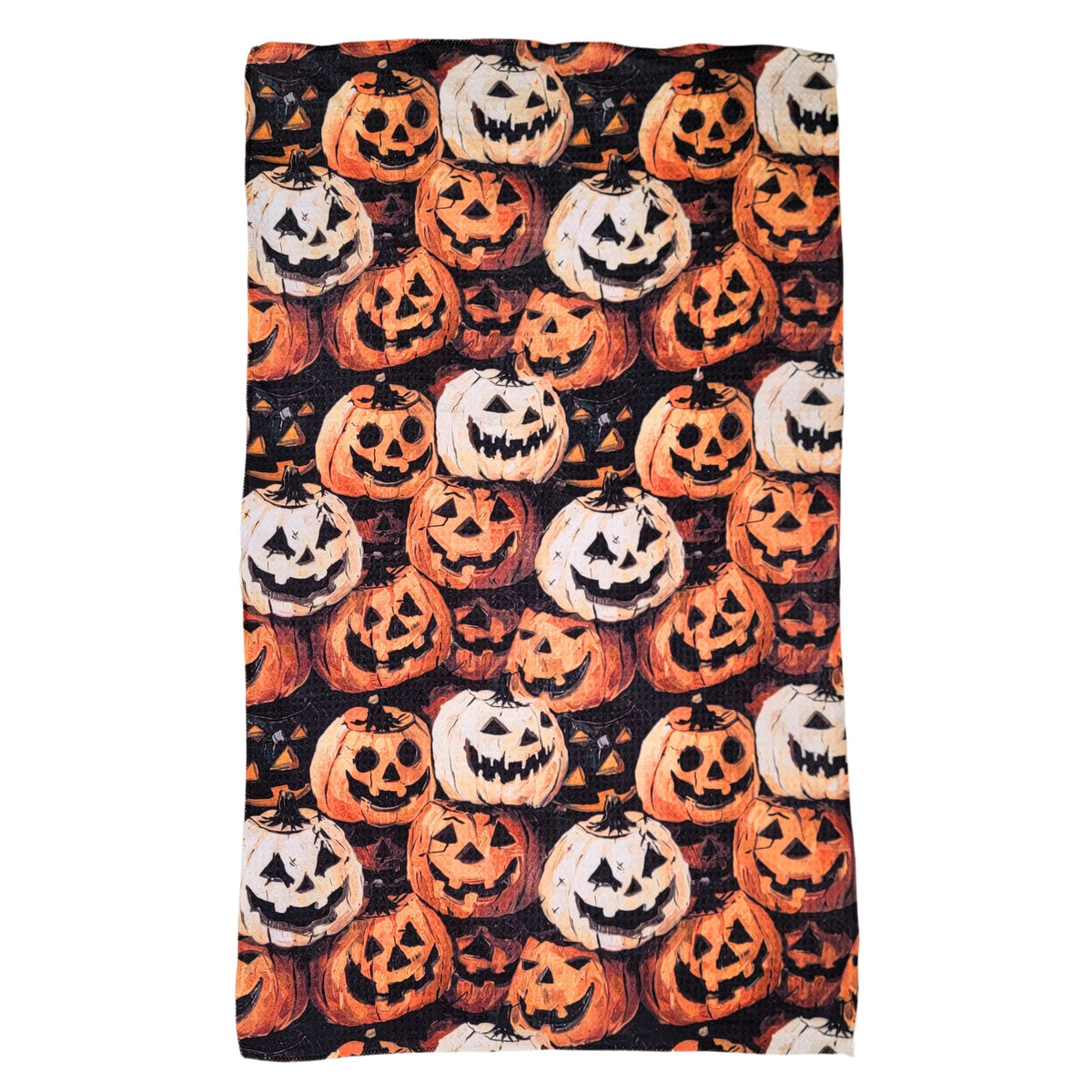 Halloween Jack-O-Lanterns (Pack Of 2 - $6.95 Ea. Towel) - WFL015