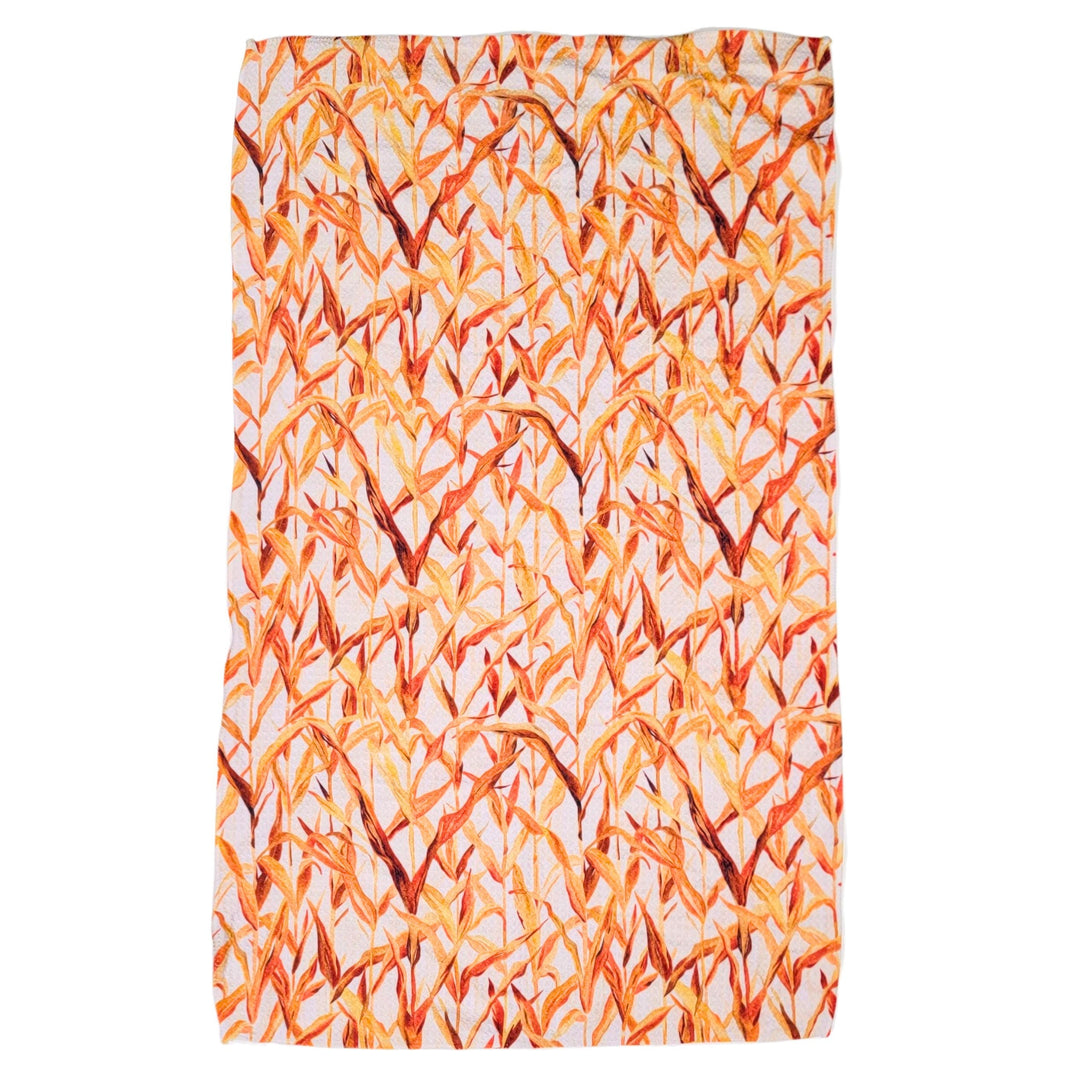 Fall Corn Stalks (Pack Of 2 - $6.95 Ea. Towel) - WFL017