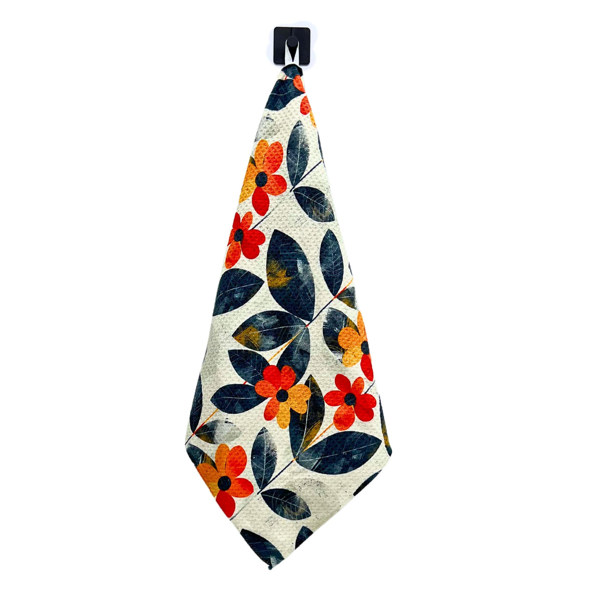 Distressed Flower (Pack Of 2 - $6.95 Ea. Towel)  - WFL021