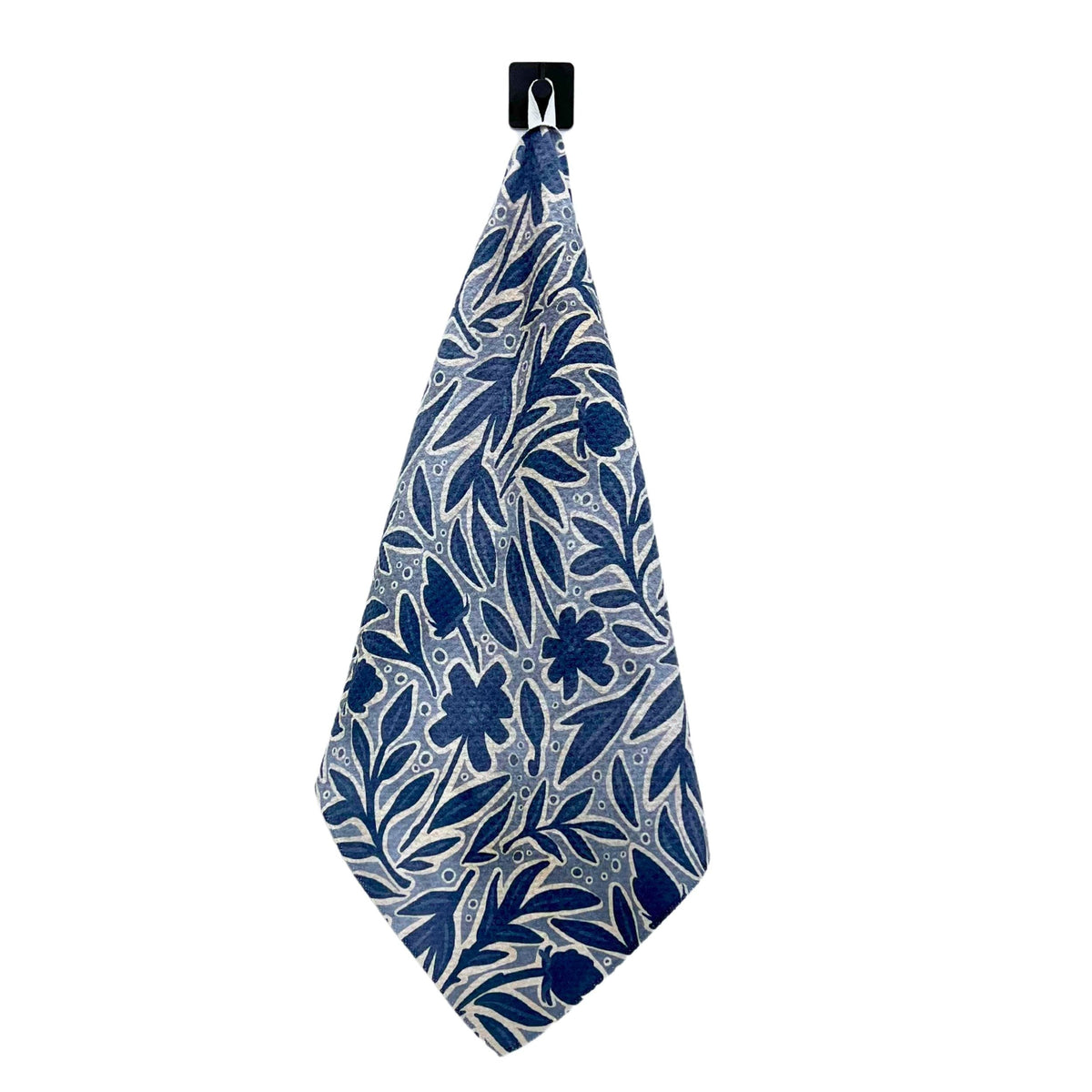 Blue Flower Patterned (Pack Of 2 - $6.95 Ea. Towel)  - WFL022