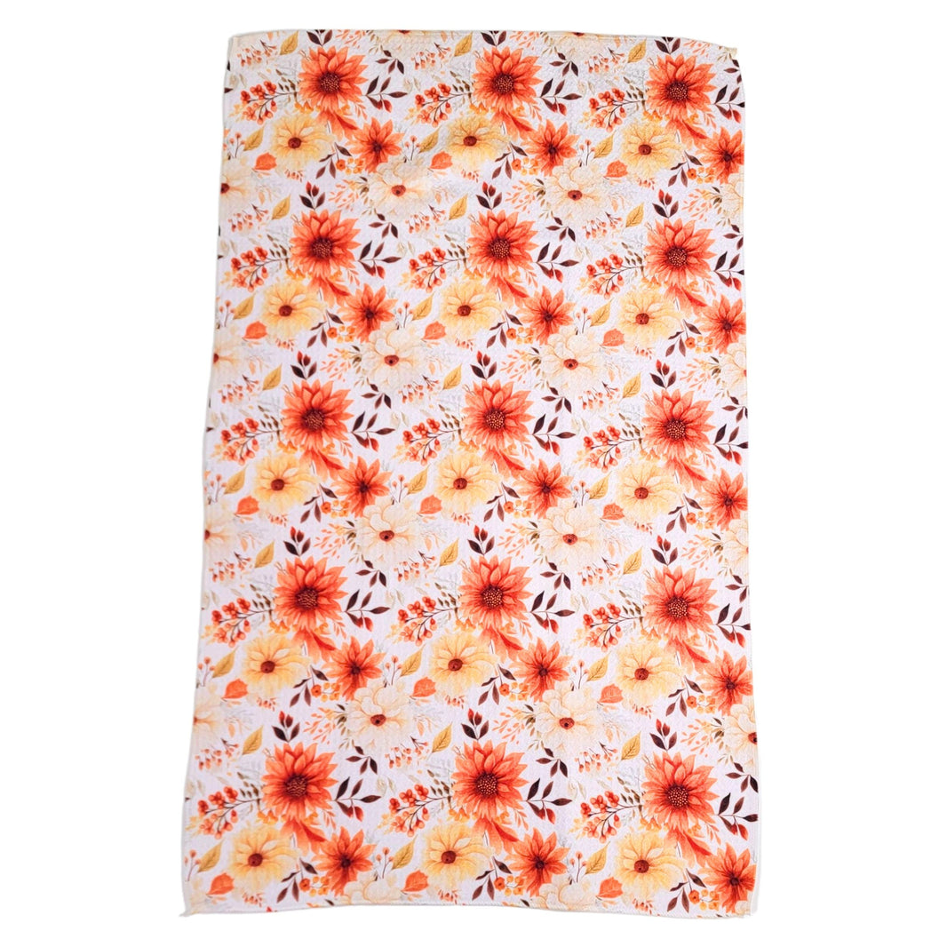 Fall Mums Floral (Pack Of 2 - $6.95 Ea. Towel) - WFL026