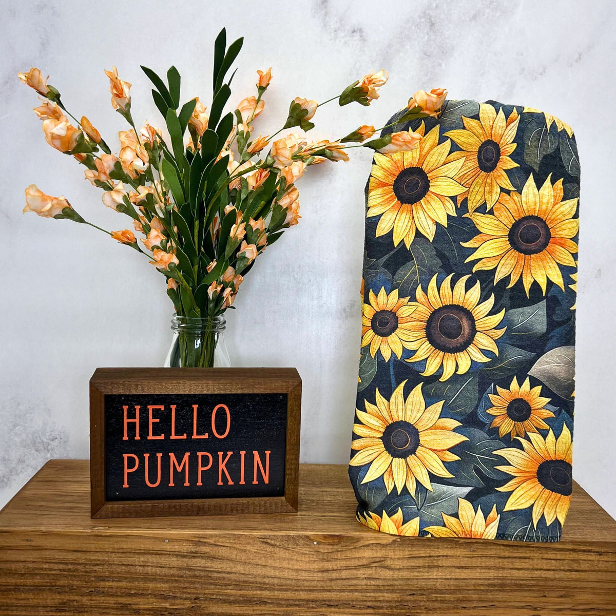 Fall Sunflower (Pack Of 2 - $6.95 Ea. Towel) - WFL027