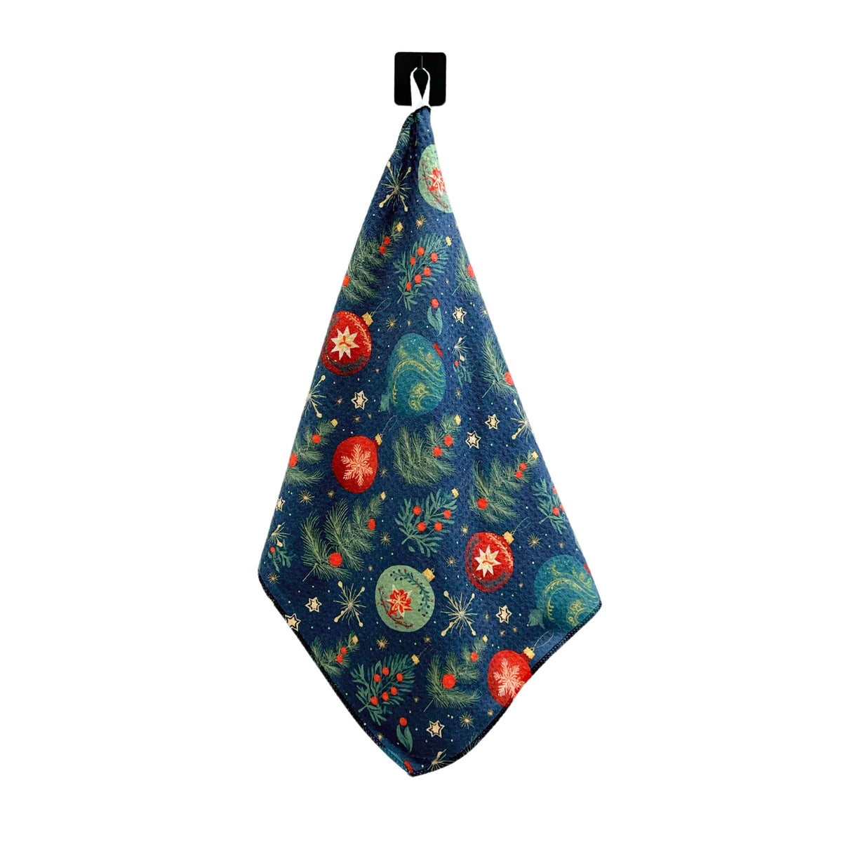 Christmas Ornament Patterned (Pack Of 2 - $6.95 Ea. Towel) - WFL044