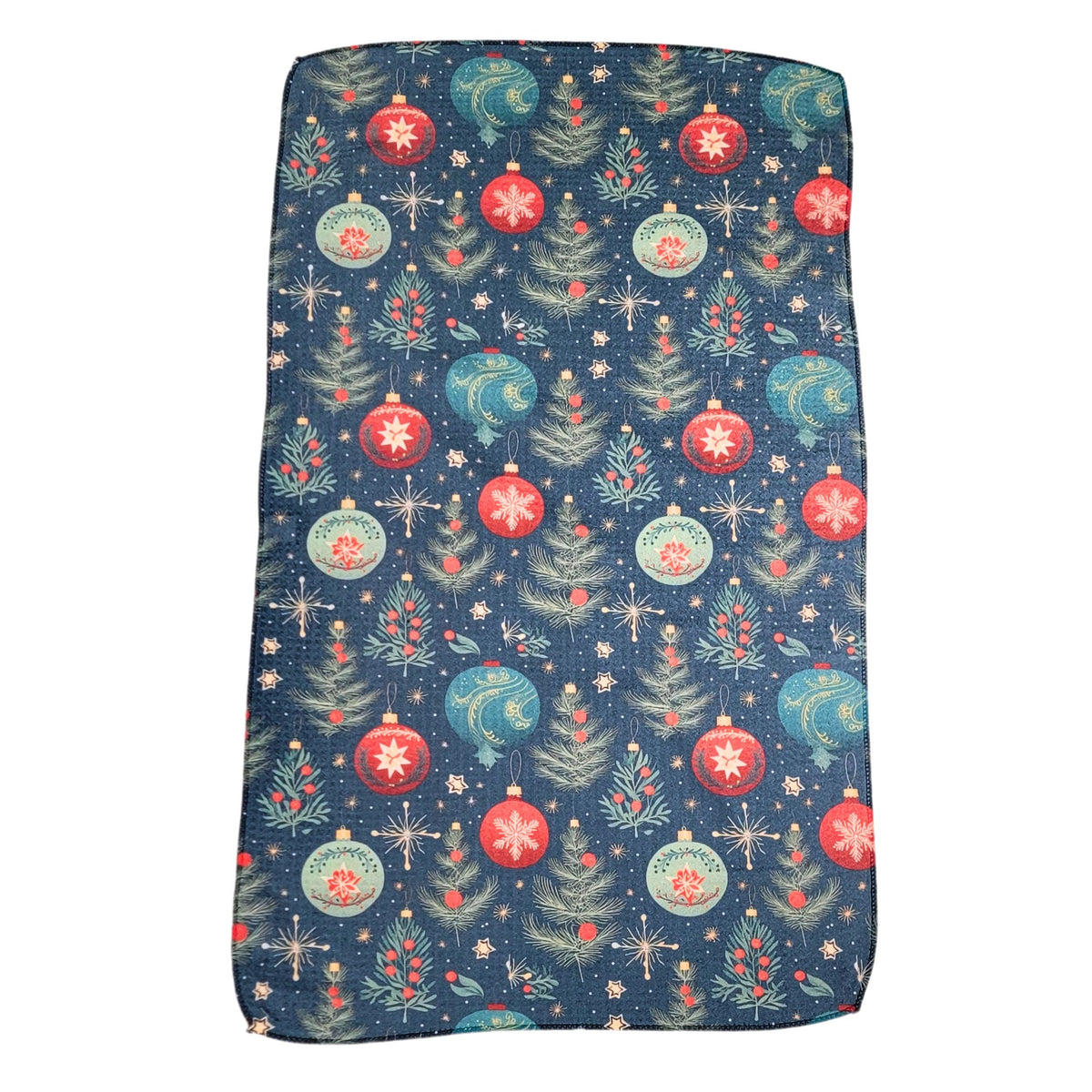 Christmas Ornament Patterned (Pack Of 2 - $6.95 Ea. Towel) - WFL044