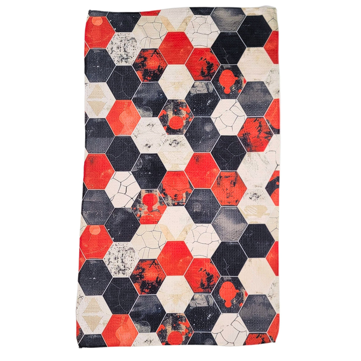 Abstract Hexagon Geometry (Pack Of 2 - $6.95 Ea. Towel) - WFL045