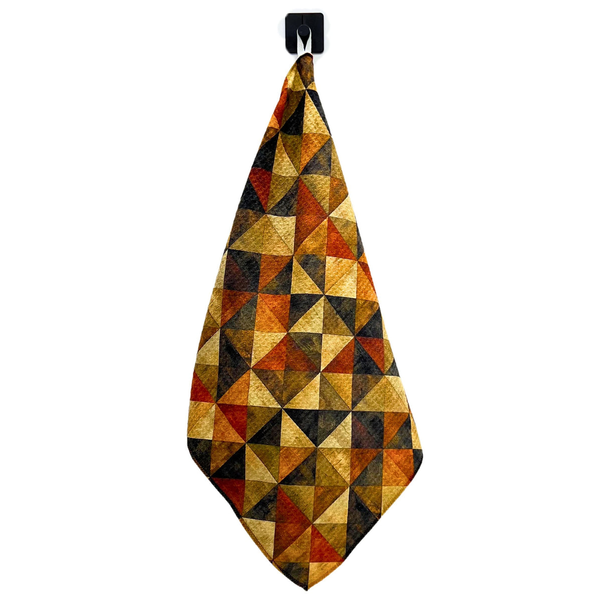 Vintage Brown Triangle Pattern (Pack Of 2 - $6.95 Ea. Towel) - WFL046