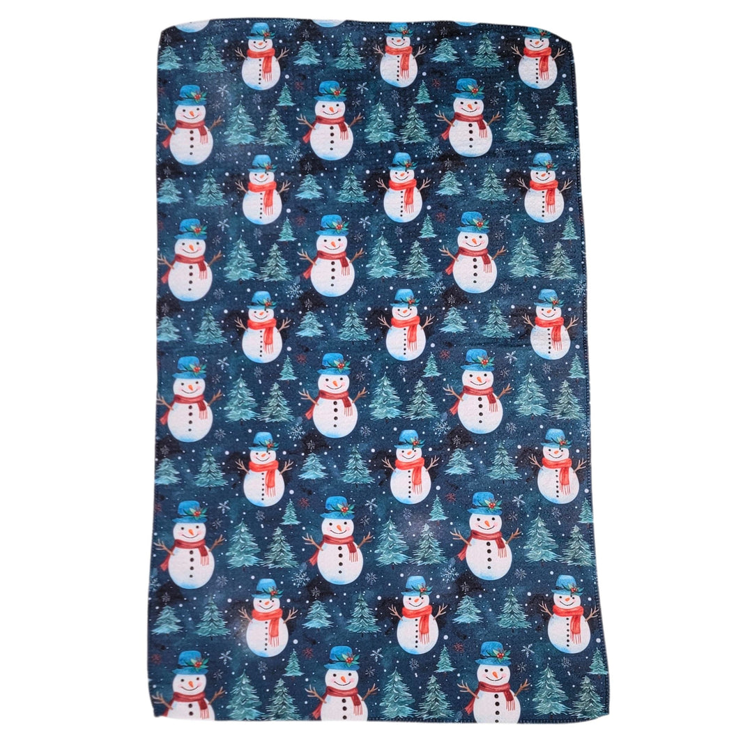 Snowman With Christmas Tree Kitchen (Pack Of 2 - $6.95 Ea. Towel) - WFL050