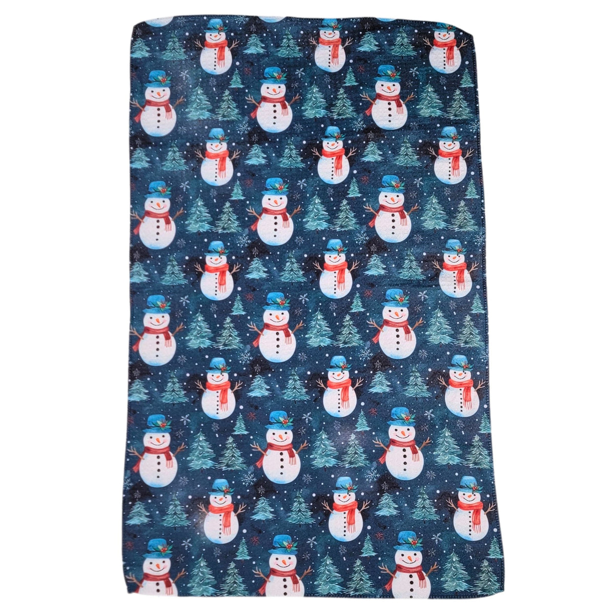 Snowman With Christmas Tree Kitchen (Pack Of 2 - $6.95 Ea. Towel) - WFL050