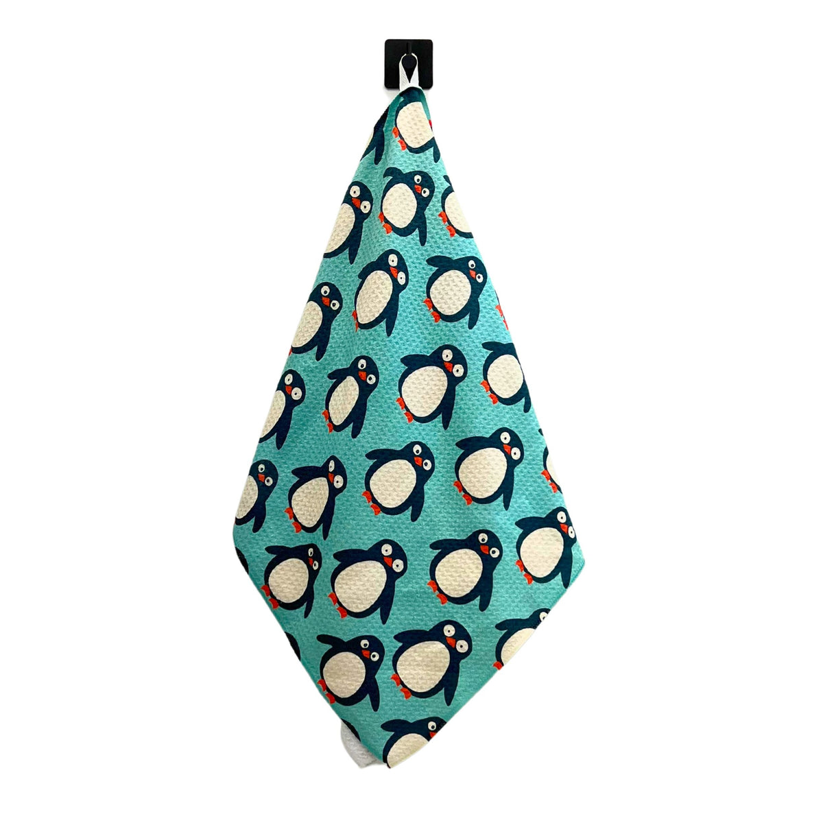 Winter Penguin Waffle Weave (Pack Of 2 - $6.95 Ea. Towel) - WFL053