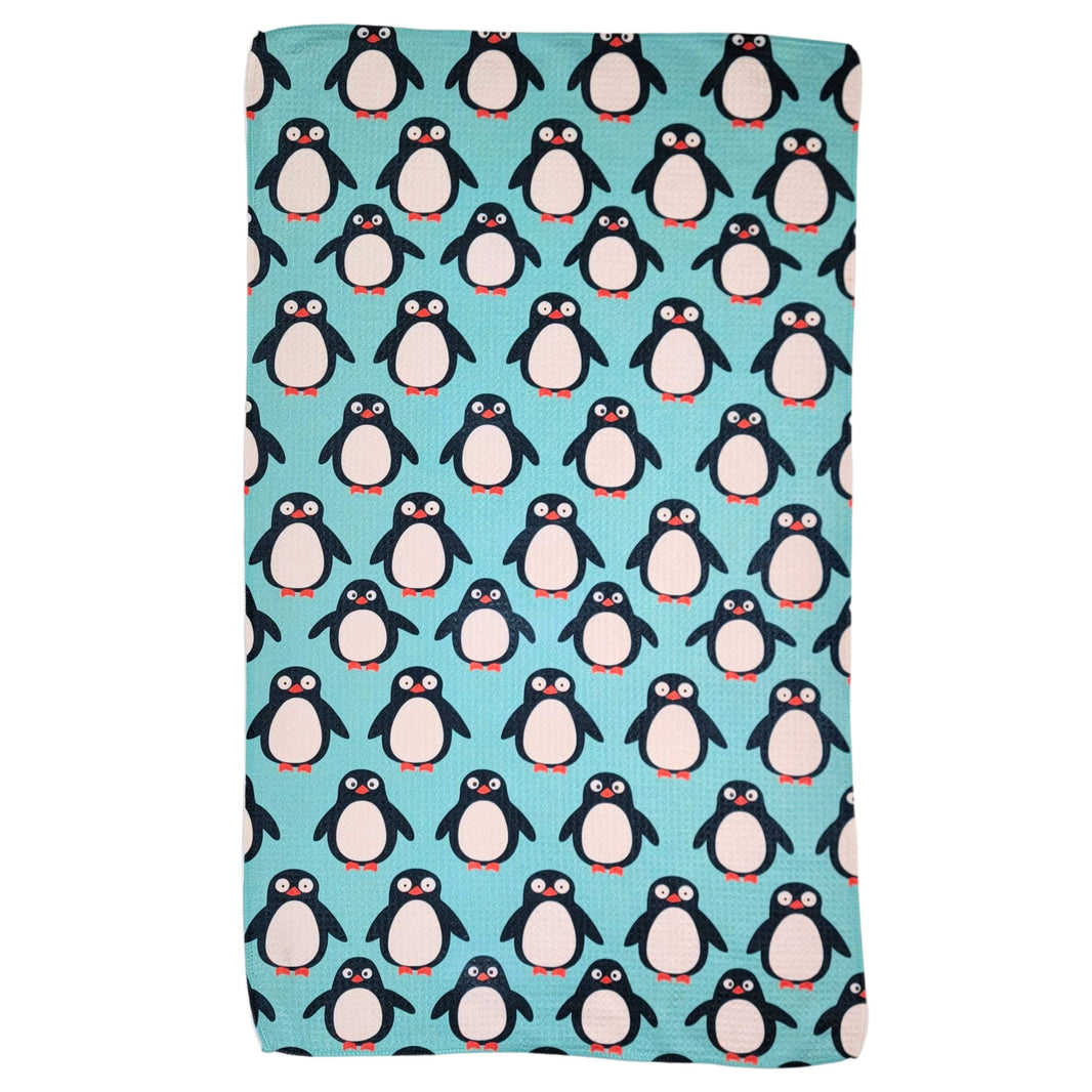Winter Penguin Waffle Weave (Pack Of 2 - $6.95 Ea. Towel) - WFL053