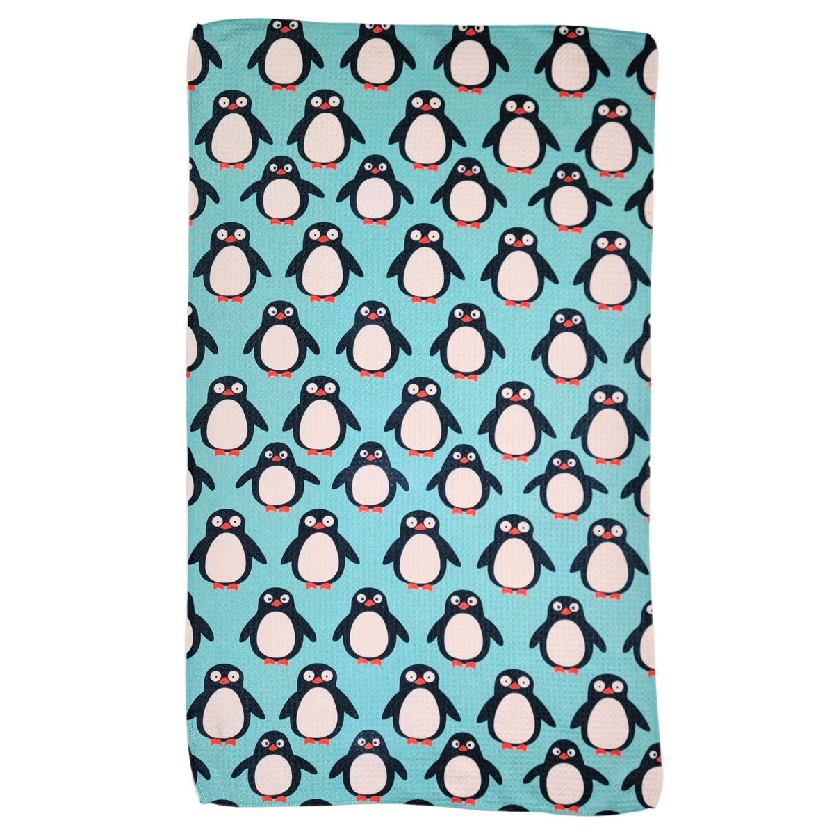 Winter Penguin Waffle Weave (Pack Of 2 - $6.95 Ea. Towel) - WFL053