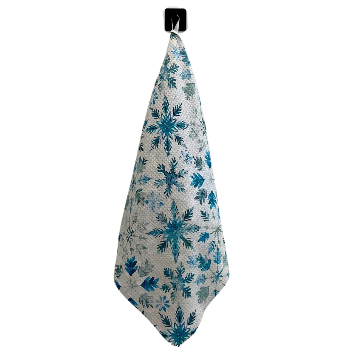 Faded Blue Snowflake (Pack Of 2 - $6.95 Ea. Towel) - WFL054