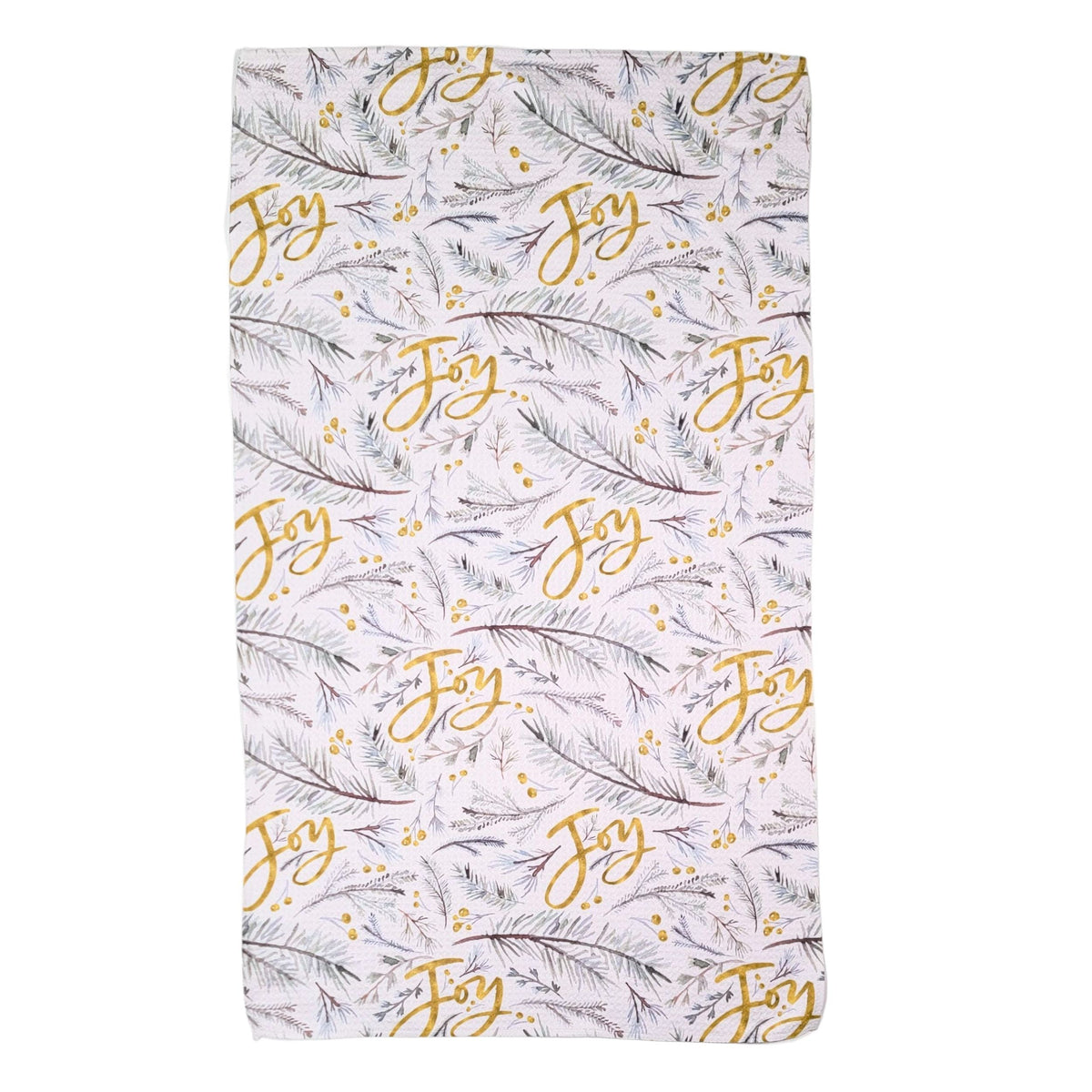 Winter Joy Waffle Weave Kitchen (Pack Of 2 - $6.95 Ea. Towel) - WFL056
