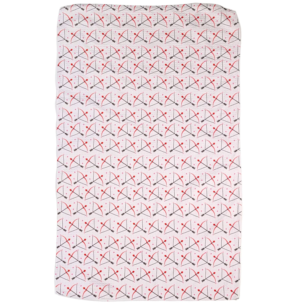 Love Bow Valentines Pattern (Pack Of 2 - $6.95 Ea. Towel) - WFL065
