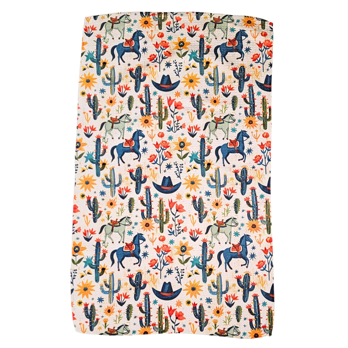 Colorful Western Themes Pattern (Pack Of 2 - $6.95 Ea. Towel) - WFL068