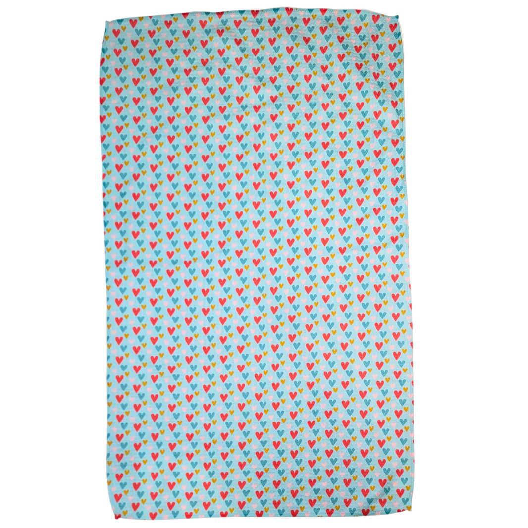 Valentines Heart Collage (Pack Of 2 - $6.95 Ea. Towel) - WFL073