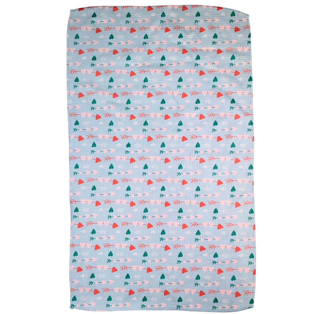 Valentines Cupid's Arrows (Pack Of 2 - $6.95 Ea. Towel) - WFL075
