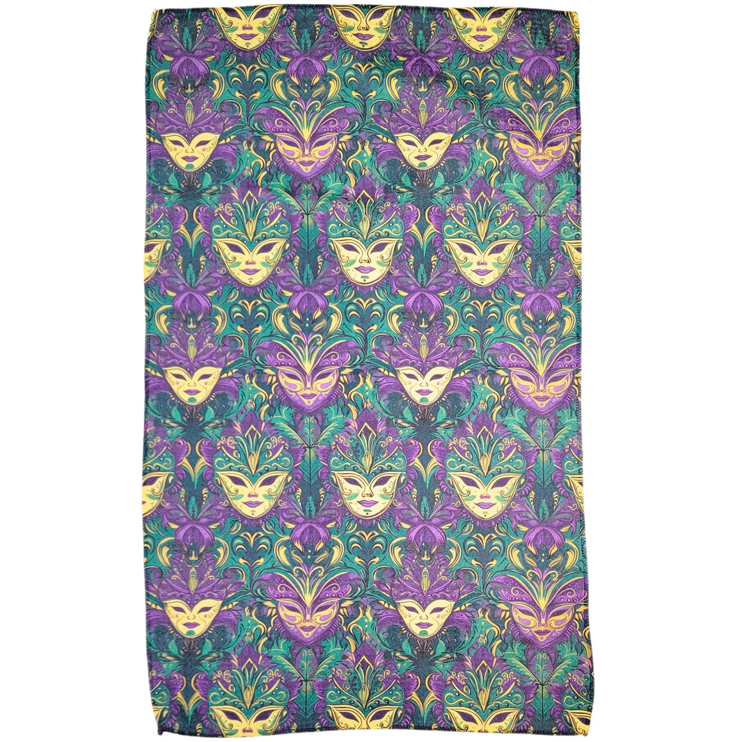 Mardi Gras Masquerade Masks (Pack Of 2 - $6.95 Ea. Towel) - WFL078