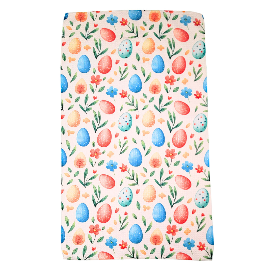 Easter Eggs in a Garden (Pack Of 2 - $6.95 Ea. Towel) - WFL088