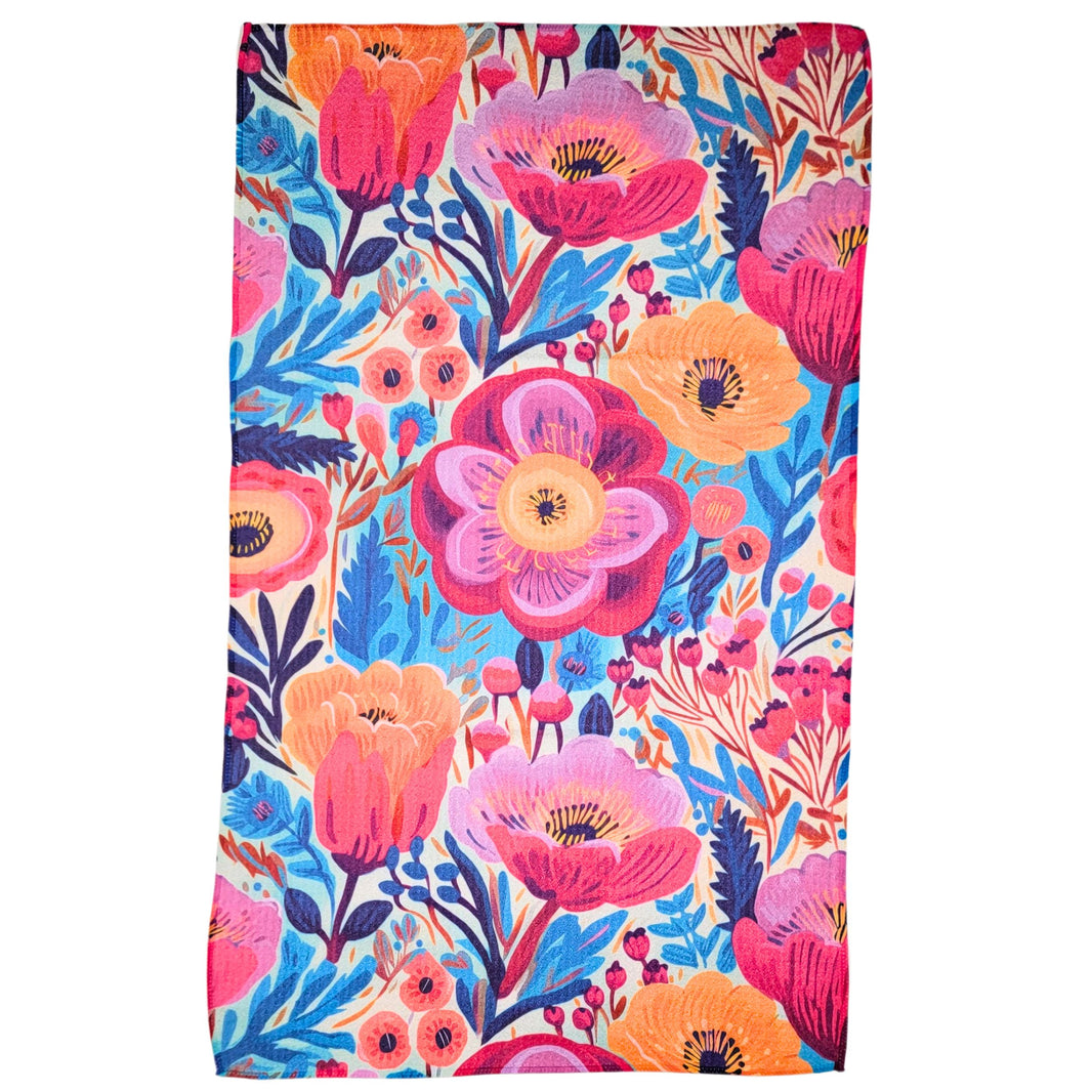 Summer Flower Bloom (Pack Of 2 - $6.95 Ea. Towel) - WFL098