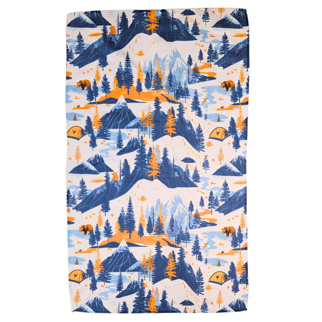 Summer Mountain Camping (Pack Of 2 - $6.95 Ea. Towel) - WFL102