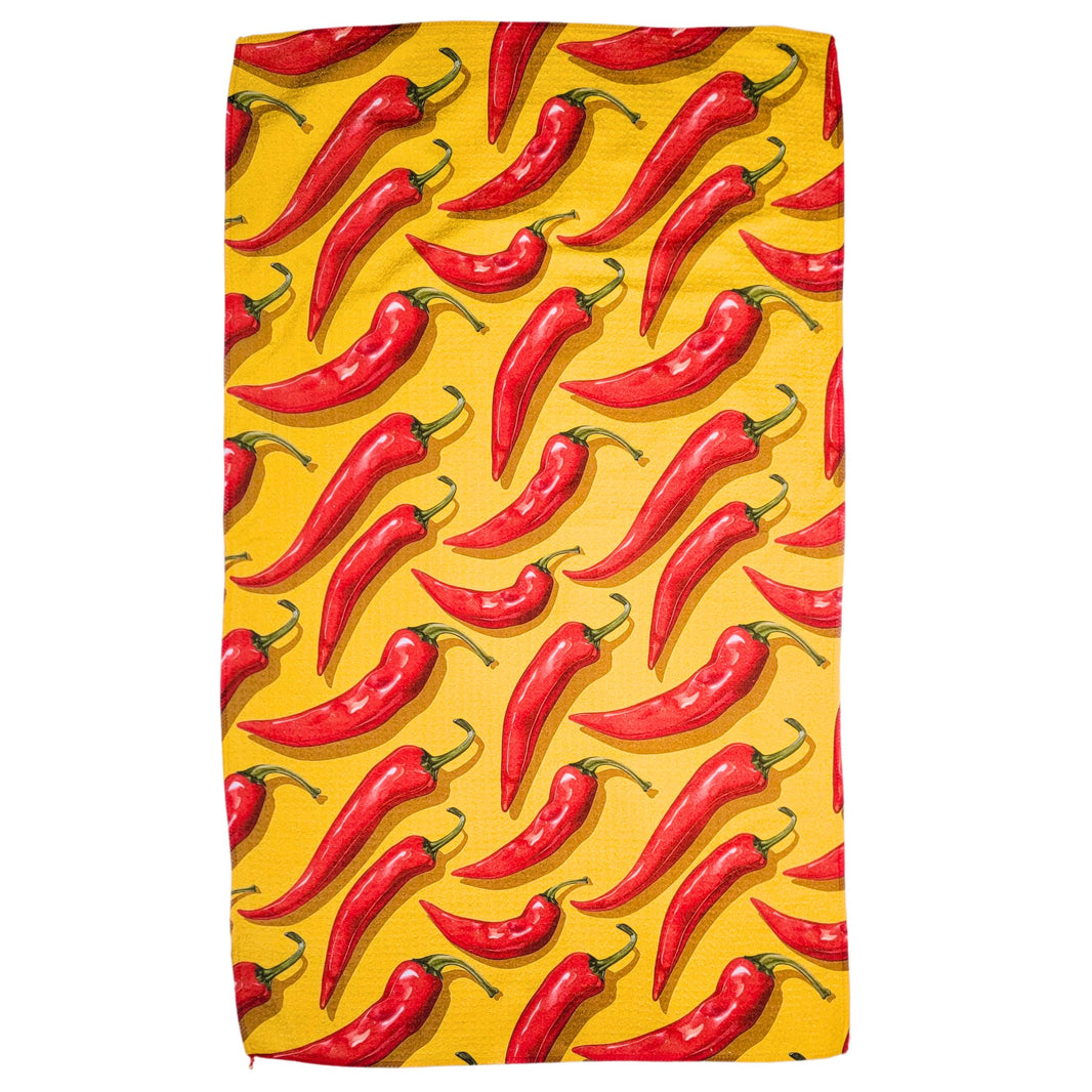 Hot Peppers (Pack Of 2 - $6.95 Ea. Towel) - WFL106