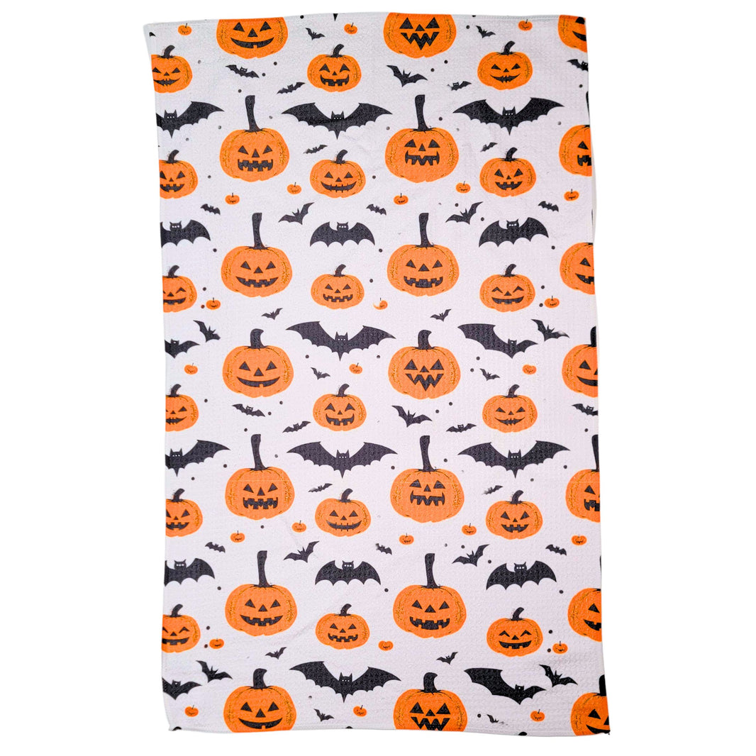 Jack o Lanterns & Bats (Pack Of 2 - $6.95 Ea. Towel) - WFL127