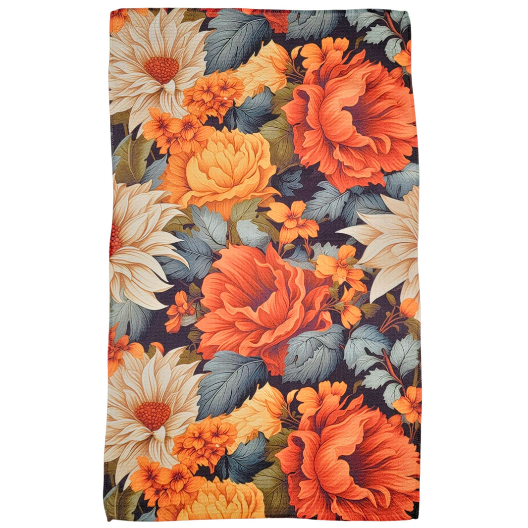 Fall Floral Flowers Pattern (Pack Of 2 - $6.95 Ea. Towel) - WFL133