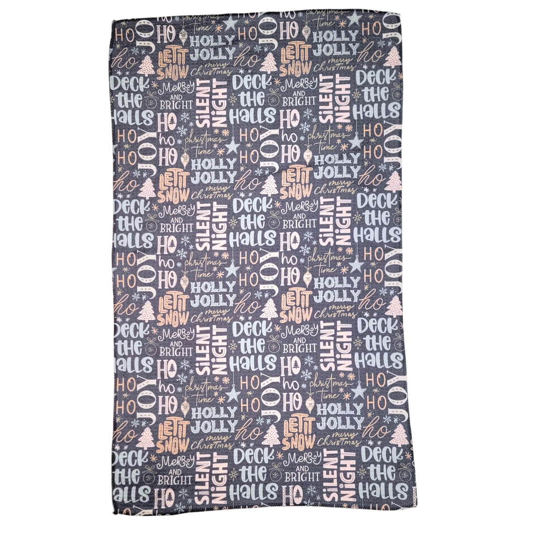 Christmas Carol Collage (Pack Of 2 - $6.95 Ea. Towel) - WFL143