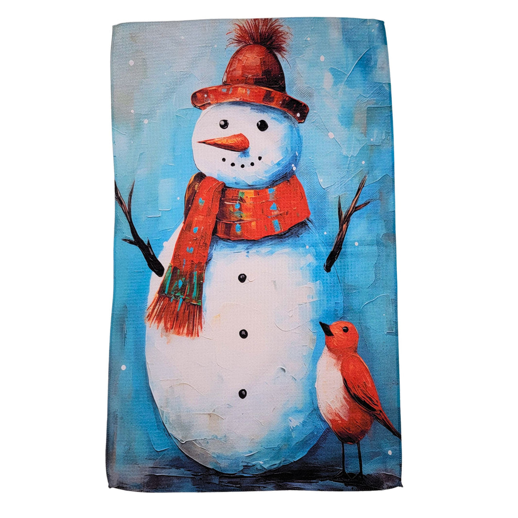 Winter Wonderland Snowman (Pack Of 2 - $6.95 Ea. Towel) - WFL146