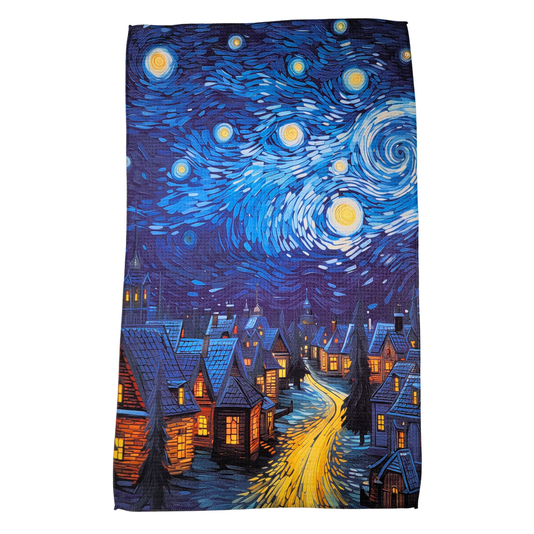Starry Night Christmas Eve (Pack Of 2 - $6.95 Ea. Towel) - WFL152