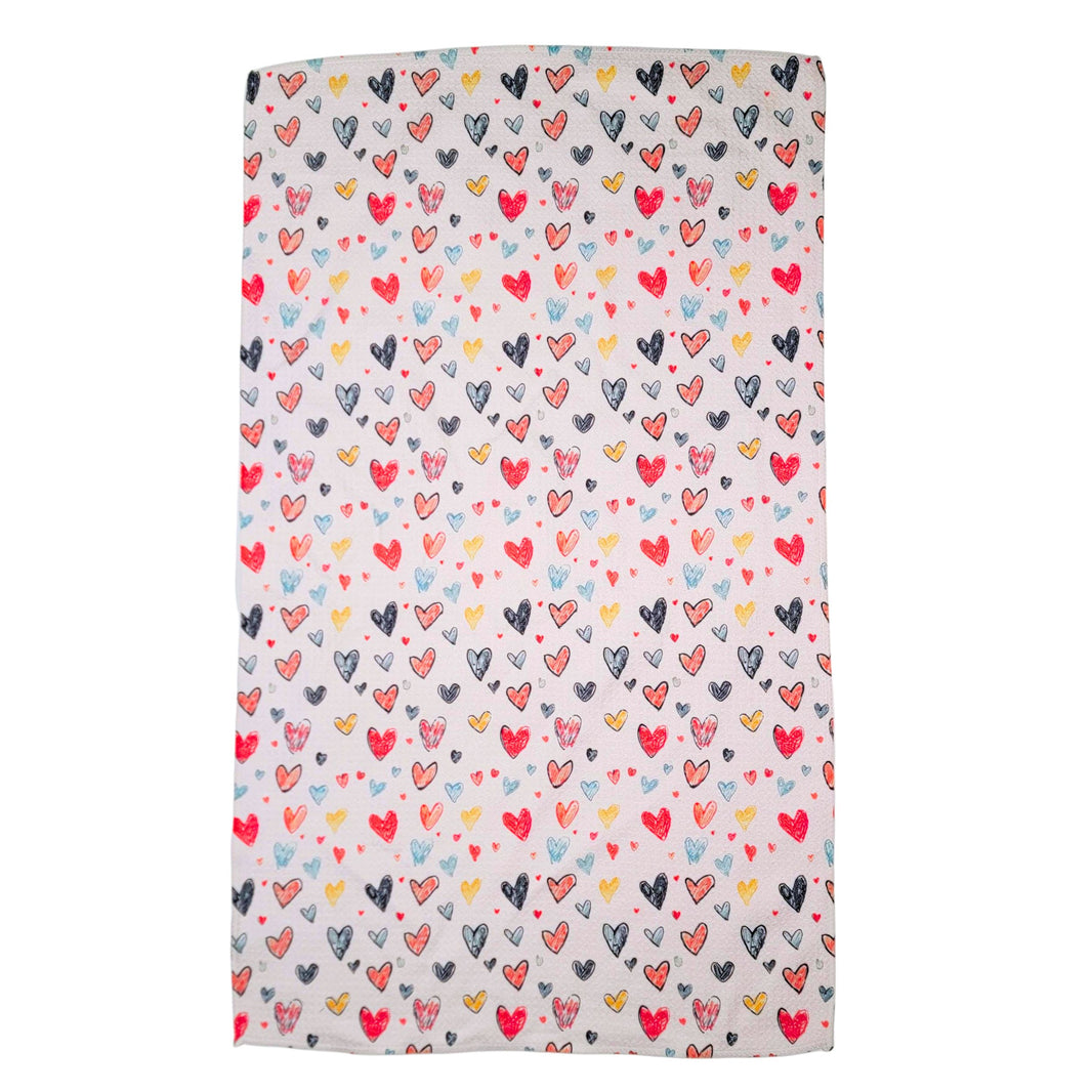 Heart Doodles Valentine's Day (Pack Of 2 - $6.95 Ea. Towel) - WFL159