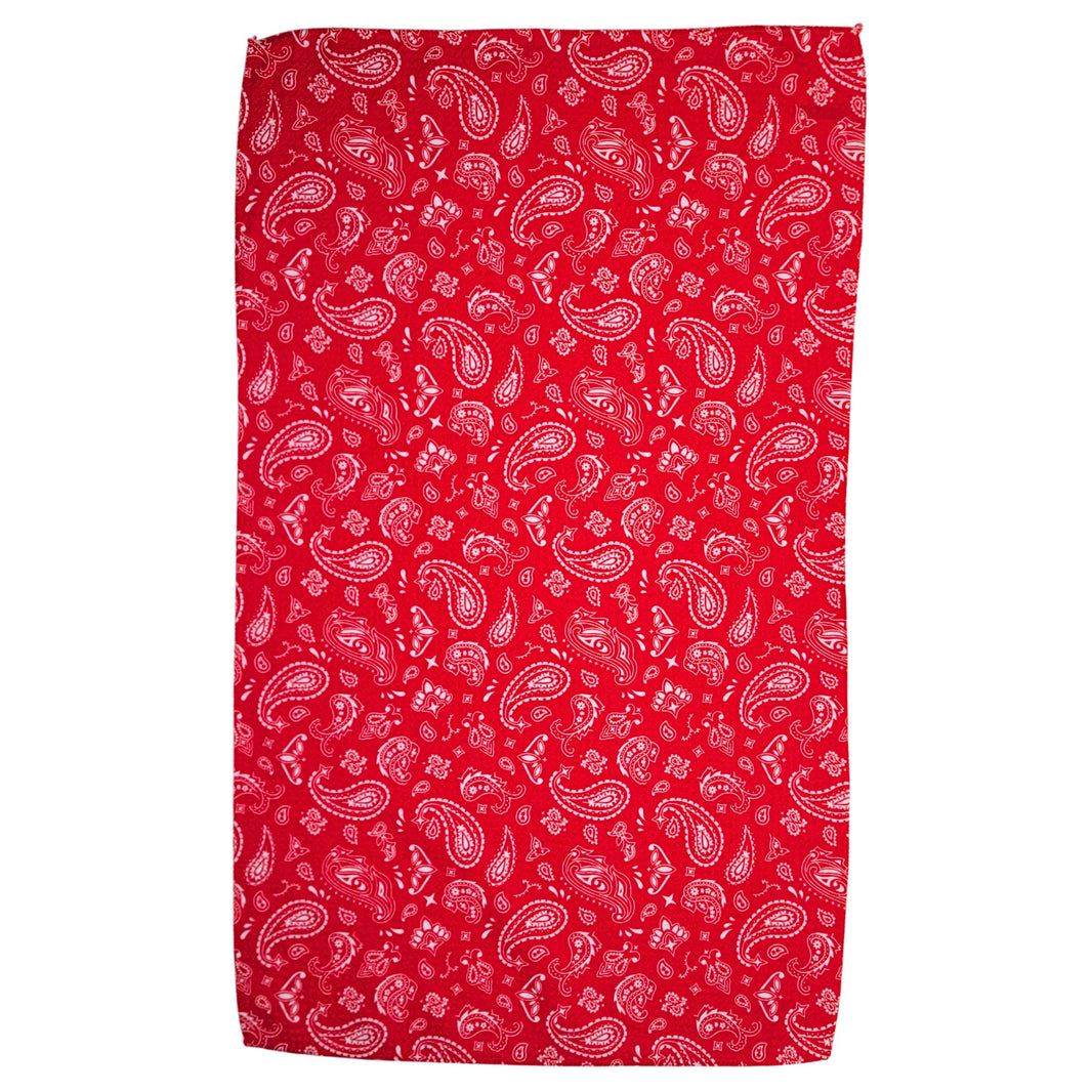 Western Red Bandana (Pack Of 2 - $6.95 Ea. Towel) - WFL168