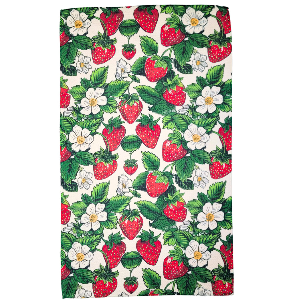 Strawberry Picking Summer (Pack Of 2 - $6.95 Ea. Towel) - WFL175
