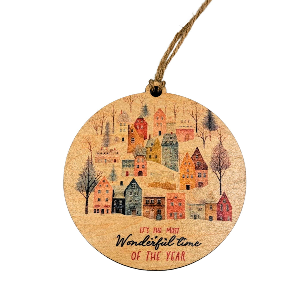 It's The Most Wonderful Time Of The Year - WW147 - 6 Per Pack ( $2.95 Per Ornament)