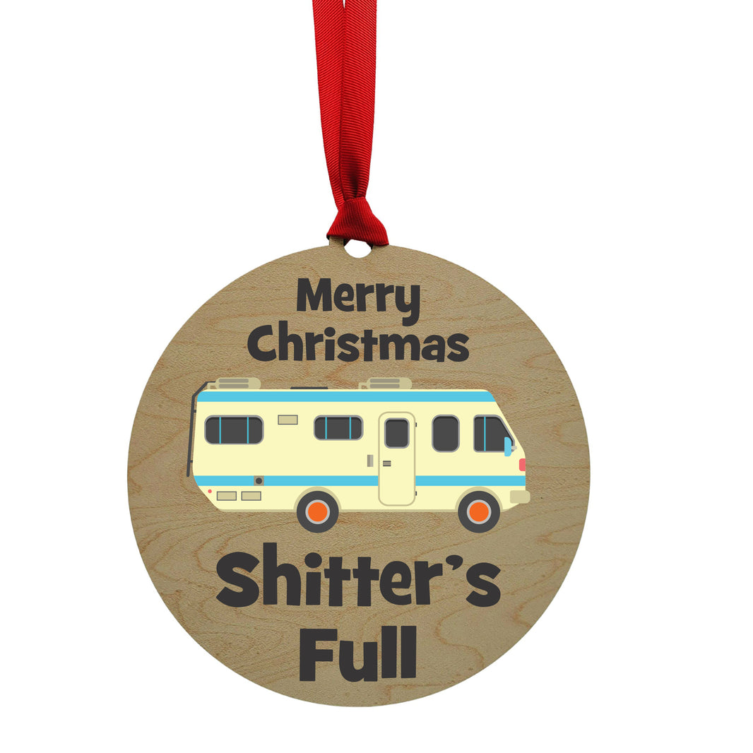 Shitters Full Christmas Wreath Ornaments Mantle Ornament - WXL013 - 4 Per Pack ($4.95 Ea. Ornament)