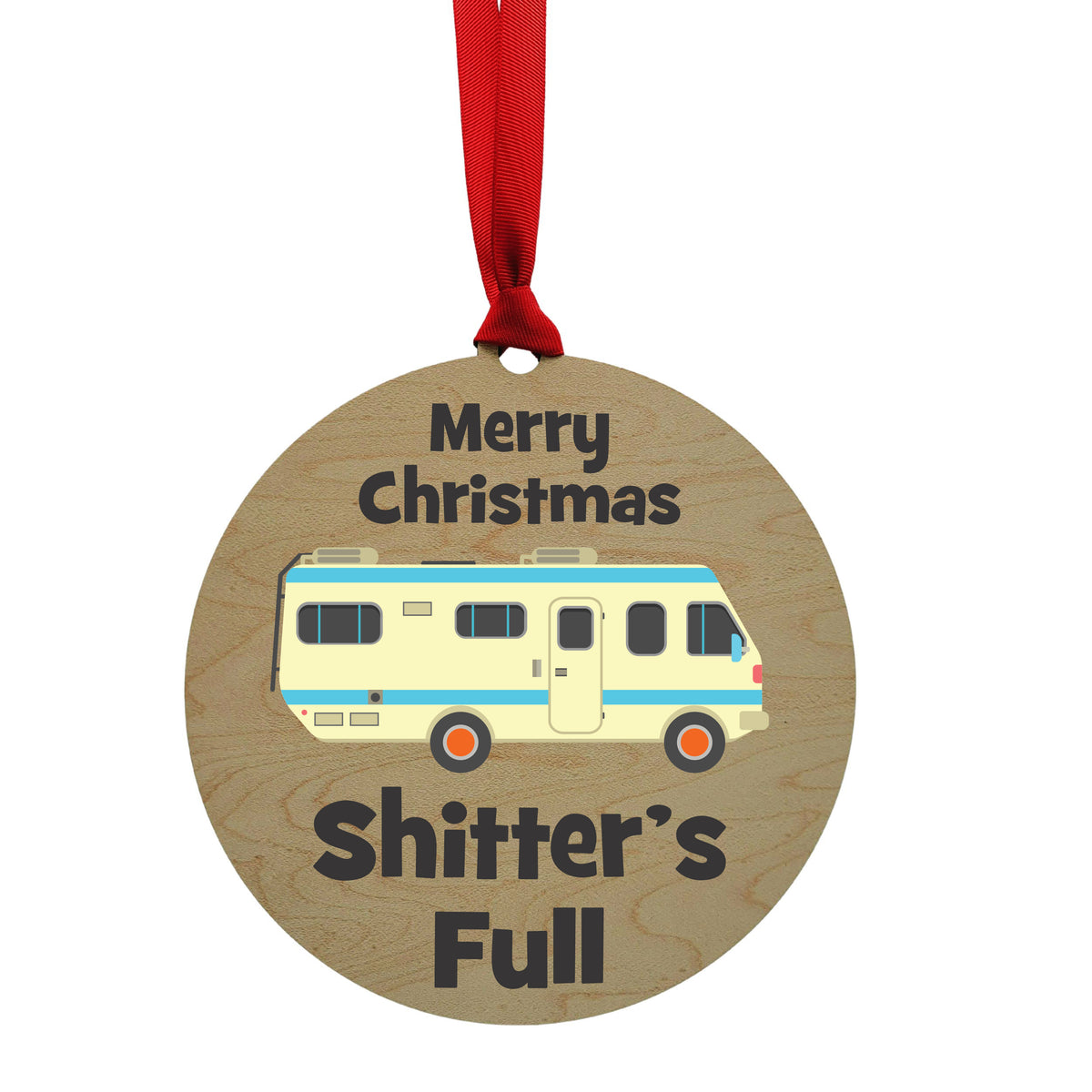 Shitters Full Christmas Wreath Ornaments Mantle Ornament - WXL013 - 4 Per Pack ($4.95 Ea. Ornament)