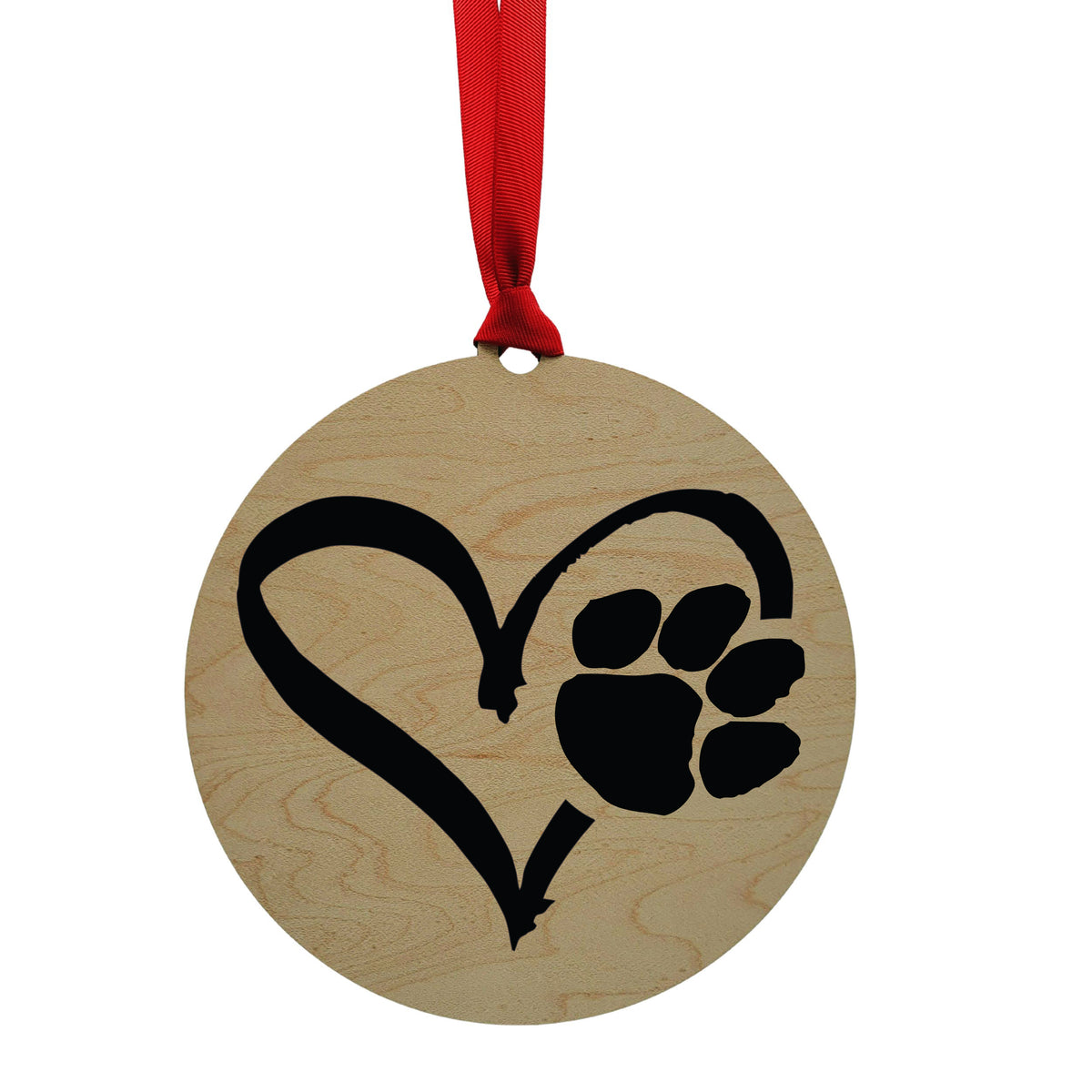 Dog Paw Christmas Ornament Wreath Ornaments Mantle Ornament - WXL020 - 4 Per Pack ($4.95 Ea. Ornament)