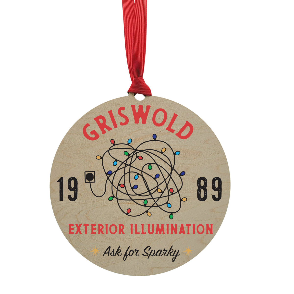 Griswold Exterior Illumination Mantle Christmas Ornament - WXL029 - 4 Per Pack ($4.95 Ea. Ornament)