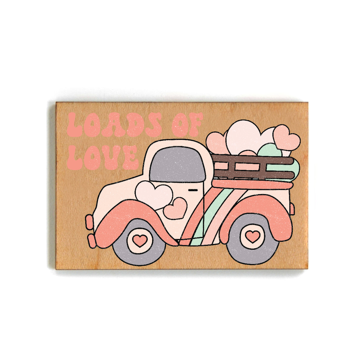 Loads Of Love Valentine's Day Magnets - XM093 - Pack Of 6 ( $2.25 Per Magnet)