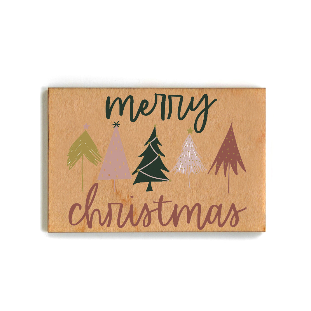 Boho Merry Christmas Décor Magnets - Holiday Decor - XM123 - Pack Of 6 ( $2.25 Per Magnet)