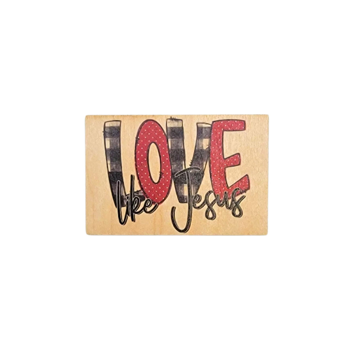 Love Like Jesus Christmas Magnets - Holiday Decor - XM126 - Pack Of 6 ( $2.25 Per Magnet)