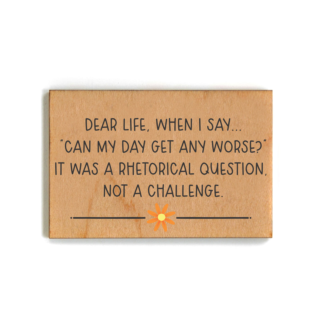 Can My Day Get Any Worse? - XM176 - Pack Of 6 ( $2.25 Per Magnet)