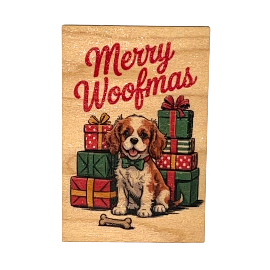 Merry Woofmas - XM185 - Pack Of 6 ( $2.25 Per Magnet)